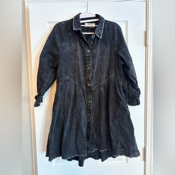 🌮We The Free Sammi Denim Mini Dress, XS - Picture 2 of 8